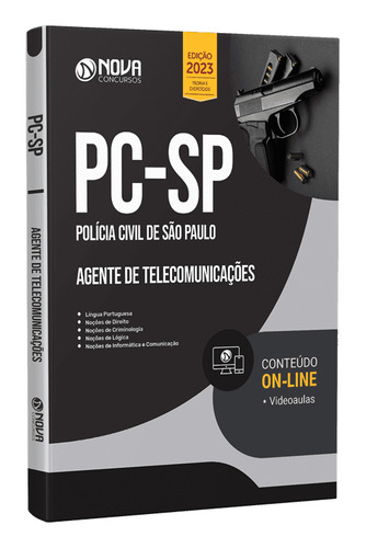 Apostila Concurso Pc-sp 2023 - Agente De Telecomunicações
