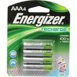 Pila Aaa Energizer Recharge Nh12-850 Cilíndrica