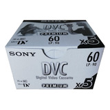 Pack 5 Cassettes Minidv Sony Premium