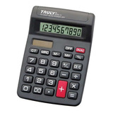 Calculadora De Mesa Trully 10dig.preta Mod.806b-10