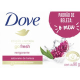 Sabonetes Dove Perfume Do Romã E Verbena 90g Kit C/24