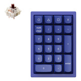 Teclado Mecánico Pad Numérico Color Azul Keychron Q0 Programable Custom Qmk Via Aluminio Rgb Brown Switch Hotswappable Gamer Coder Pc Mac