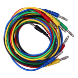 Juego De Cables De Prueba De Conectores Tipo Banana De 4 Mm