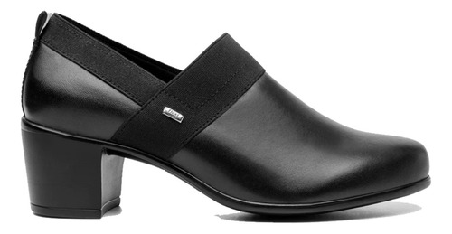 Zapato De Tacon Flexi Mujer Autoajuste Negro - 110402
