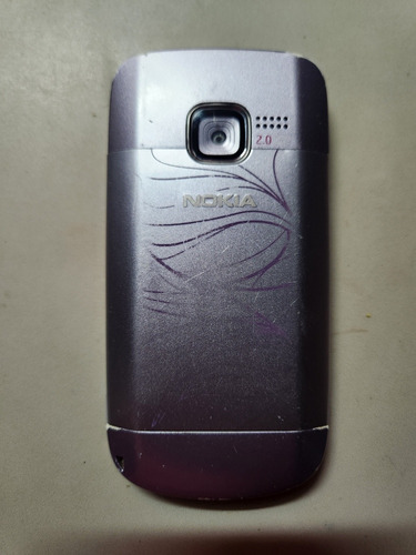 Nokia C3 Telcel Morado, Funcionando Bien, Leer Descripcion!