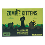 Exploding Kittens - Juego De Cartas Zombie Kittens, Para Ad.