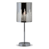 Velador New York City Cromo Apto Led Deco Moderno F