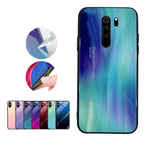 Capa Protetora Premium Degrade Para Xiaomi Redmi Note 8 Pro