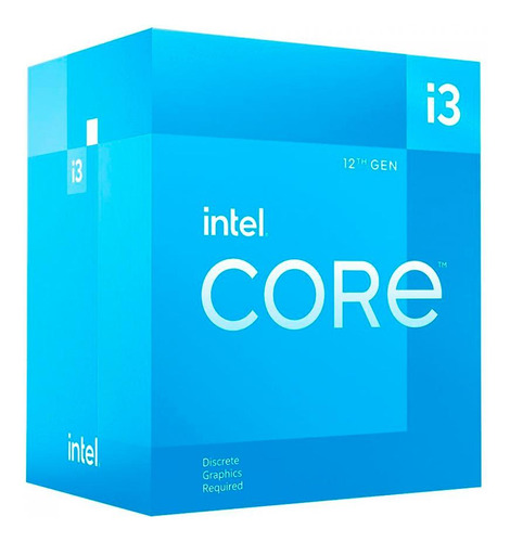 Processador Intel Core I3-12100f 3.3ghz (4.3ghz Turbo) 12mb
