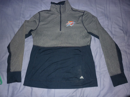 E Buzo adidas Climalite Okc Thunder Nba Talle Xl Chicos 18-2