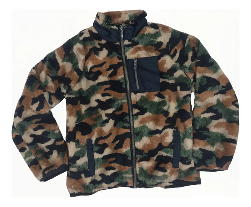 Chamarra Cherokee Para Niño Polar Afelpada Camuflaje