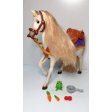 Muñeco Caballo Maximus Princesa Rapunzel Disney