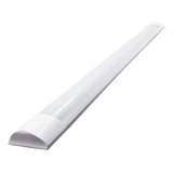 Luminária Led Sobrepor Slim 18w 6500k Calha 60cm Branco Frio