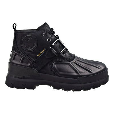 Botín Polo Ralph Lauren Oslo Negro Wp De Evilla Y Agujetas | Envío gratis
