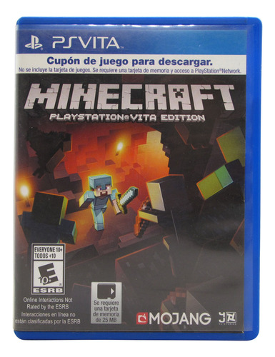 Minecraft Playstation Vita Edition - Ps Vita Sandbox Mojang