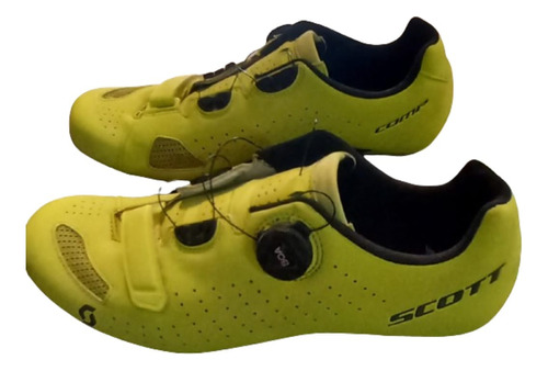 Zapatillas Scott Comp Boa Usadas T45 Ciclismo Suela Carbono