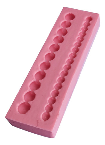 Molde Silicone Pérolas Bolinhas Confeitaria Biscuit Oferta 