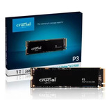 Ssd Crucial P3 Plus 1tb Nvme M.2 2280 Cor Preto