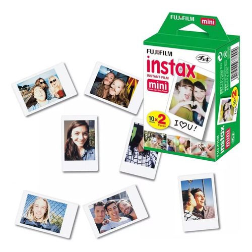 Combo De Filmes Fujifilm Instax Mini Branco 20 Fotos