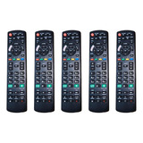 Kit 5x Controle Remoto Compatível Com Tv Panasonic Tnqe299cs