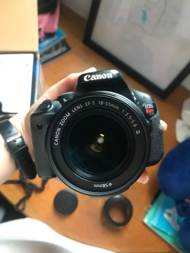  Canon Eos Rebel T3i Dslr Cor  Preto