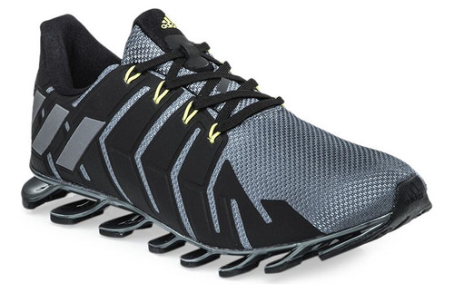 Zapatillas adidas Springblade Pro (grises/negras/verde). 