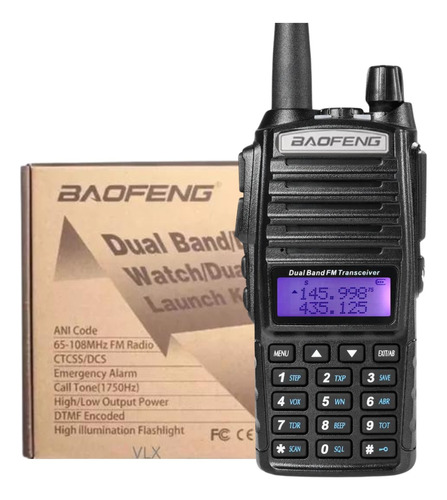 Kit 8 Rádio Amador Ht Baofeng Uv-82 Vhf Uhf Dual Walkie 