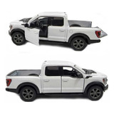 Ford F-150 Raptor 2022. Escala 1:43 Kinsmart. 12,5cms Blanco