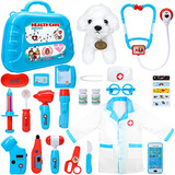 Kit De Doctor Niños 35 Piezas Juego De Veterinario Jug...