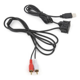 Fio De Extensão De 3,5 Mm E 3,3 Pés Usb Aux Stereo Female Pa