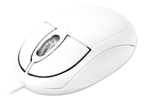 Mouse Classic Box Optico Full Branco 1200dpi Usb Mo302