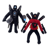 .. 2pcs Peluche Titan Speakerman Mejorado De La Serie Toilet