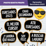 Photo Props Egresados Secundaria Carteles Imprimibles - Dora