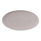 Plato Loza Gris 27x2.5cm