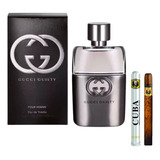 Gucci Guilty Caballero 90ml Edt Original+perfume Cuba 35ml