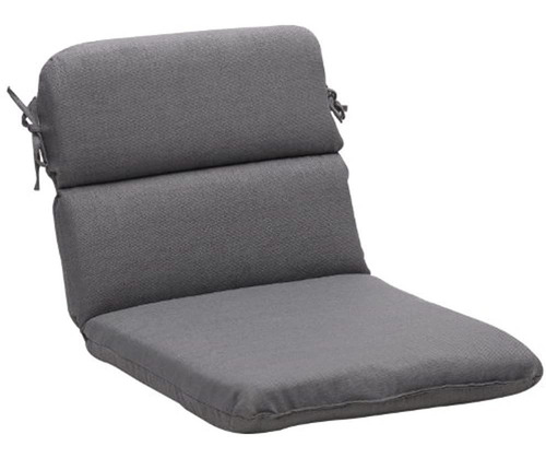 Almohada Perfect Indooroutdoor Gray Textured Solida Silla R