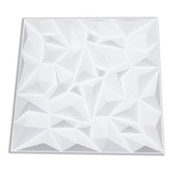 Panel Decorativo 3d Pvc Cuarzo Blanco Decoform 10 Piezas Prisma