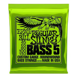 Encordado Ernie Ball Bajo 045-130 5 Cuerdas 045-130 Eb2836