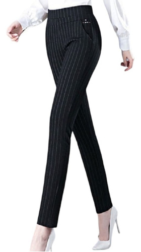 Pantalón De Vestir Mujer Semi Formal Calza L/xl