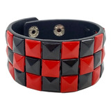 Brazalete Dosmilero Moda 2024 Punk Rock Unisex Ecocuero