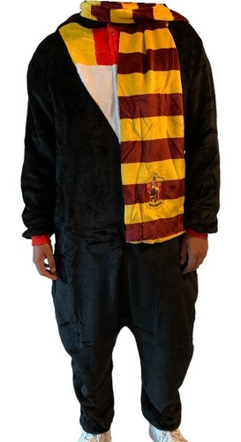 Pijama Disfraz Mameluco Kigurumi Harry Potter Gryffindor