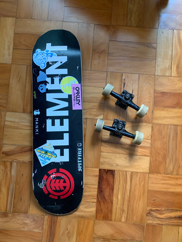 Skate Completo Element + Bones + Thunder + Spitfire