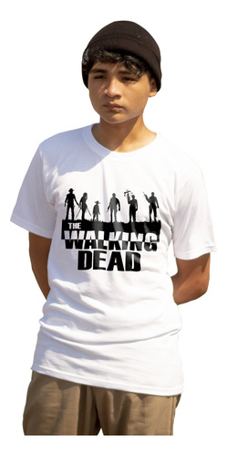 The Walking Dead Playera Hombre Mujer Camiseta Algodón Suave