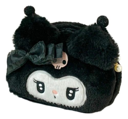 Bolso Cosmetiquero Felpa Sanrio Kuromi