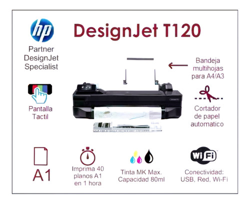 Plotter Hp T120