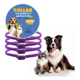 4pack Collar Calmante Antiestrés Para Gatos, Alivio Ansiedad
