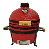 Parrilla Kamado Jd Grill Ahumador De 16 Rojo De Mesa Cuota *