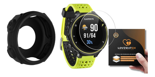 Kit Capinha + Película Para Garmin 235 735xt 