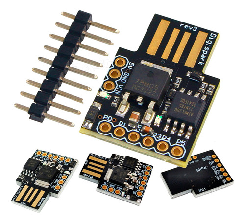 Placa Minima Arduino Digispark Kickstarter Attiny85 Usb Dev