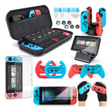 Kit De Accesorios Para Nintendo Switch Con Cargador Jon-con